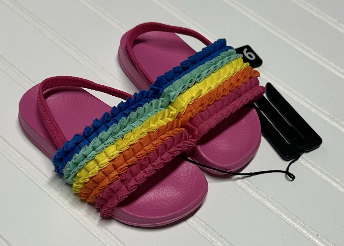 ladies sandals rainbow purse and sandals
