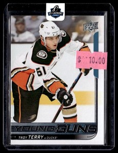 2018-19 Upper Deck Young Guns Troy Terry Rookie Anaheim Ducks #239