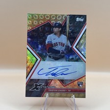 Marketplace image: 2023 Topps Xpectations Autographs Triston Casas #XATC Superfractor 1/1