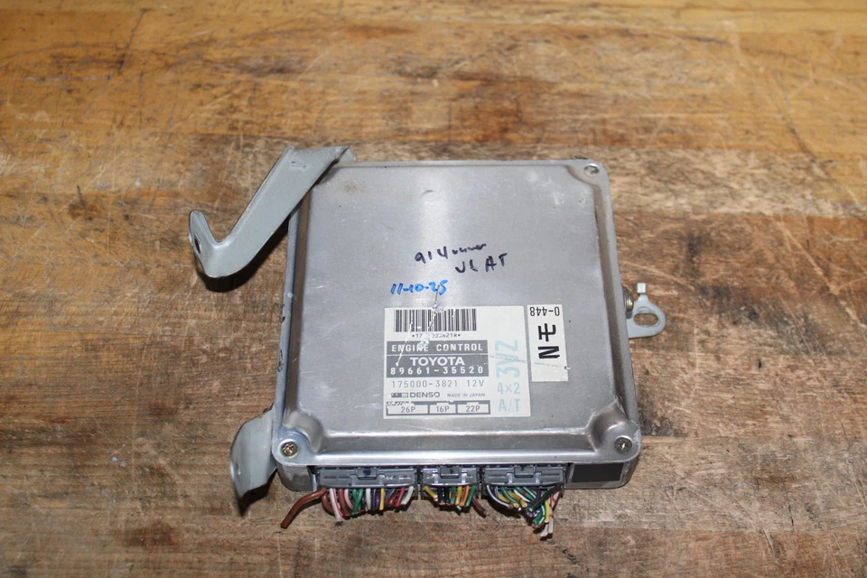 1991 Toyota 4 Runner Pickup Engine Control Unit ECU 8966135520 Module - Image 2 of 4