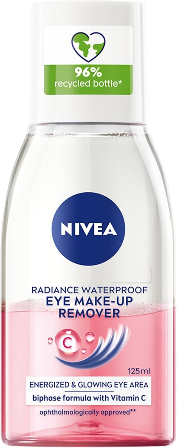 Nivea Radiance Waterproof Eye Make Up Remover - 125ml - Gentle & Effective Cleansing - Image 11