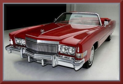 1974 Cadillac Eldorado convertible Red, Toolbox - Refrigerator