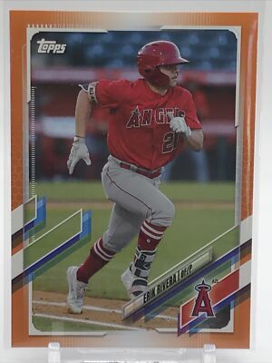 ERIK RIVERA  ANGELS  2021 TOPPS PRO DEBUT #PD-88  ORANGE #’d 18/25