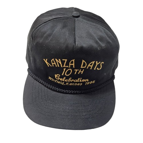 Gorra Kanza Days 1995 de colección negra Winfield Kansas KS Festival Celebración - Imagen 12 de 14