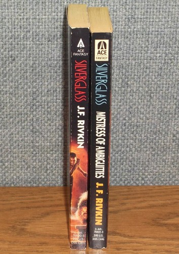 LOT J F Rivkin SILVERGLASS & Mistress of Ambiguities #1 #4 Vintage Fantasy NEW - Bild 3 von 4