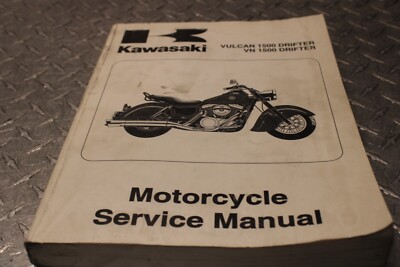Genuine Kawasaki OEM Service Manual 1999 VN1500 Vulcan Drifter 99924-1246-01