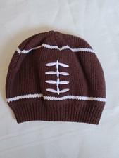 So'Dorable Brand Brown Knit Baby Infant Hat - Football Style - Knit Size 0-6 Mth