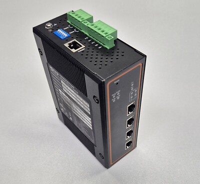 atop EHG7504-4PoE Industrial Managed Gigabit Ethernet Switch 9-57 V DC mit PoE