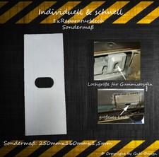 BMW E39 Reparaturblech Blech 1x BMW Sondermaß 250x100x1,5 passt bei e39 520-540