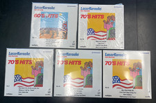 LOT Of Pioneer LaserKaraoke - Country, 60 s, 70 s, - 5 LD Single LaserDiscs