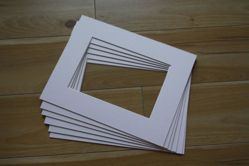 10 x Professional Picture Framing Mat Boards A4 with 7" x 10" Photo Window - Picture 5 of 6