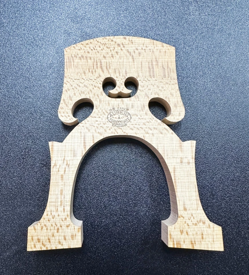 Aubert Cello Bridge  DE LUXE  4/4 Sze Belgian Style ( 90mm-100mm) Fast Shipping - Image 2 of 4