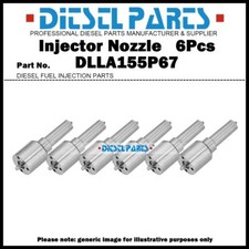 6x Diesel Injector Nozzle Tips Dlla155p67 For Cummins 0432131868 3910623 3909475