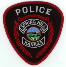 KANSAS KS SPRING HILL POLICE NICE SHOULDER PATCH SHERIFF
