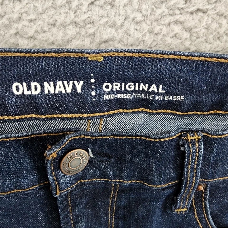 Pantalones Cortos de Jean Old Navy Corte Para Mujer Talla 4 Elastizados Azul Denim Calce 30 3 Foto 3 de 4