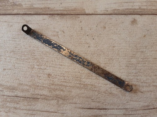 Meccno P31 Straight Strut No.2 Aero Constructor blau mit Gebrauchsspuren