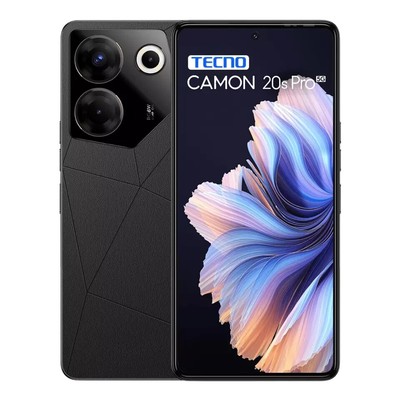 Tecno Camon 20s PRO 5G Schwarz (RAM 8GB, 128GB) 6,67'' 64MP Dual SIM Global Ve...