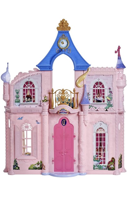 Disney Princess Fashion Doll Castle Dollhouse 3 5 Feet Tall With 16 Accessories For Sale Online Ebay