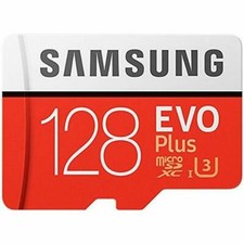 Samsung MB-MC128G/APC Evo Plus Class 10 UHS-I 128GB microSDXC U3 with Adapter