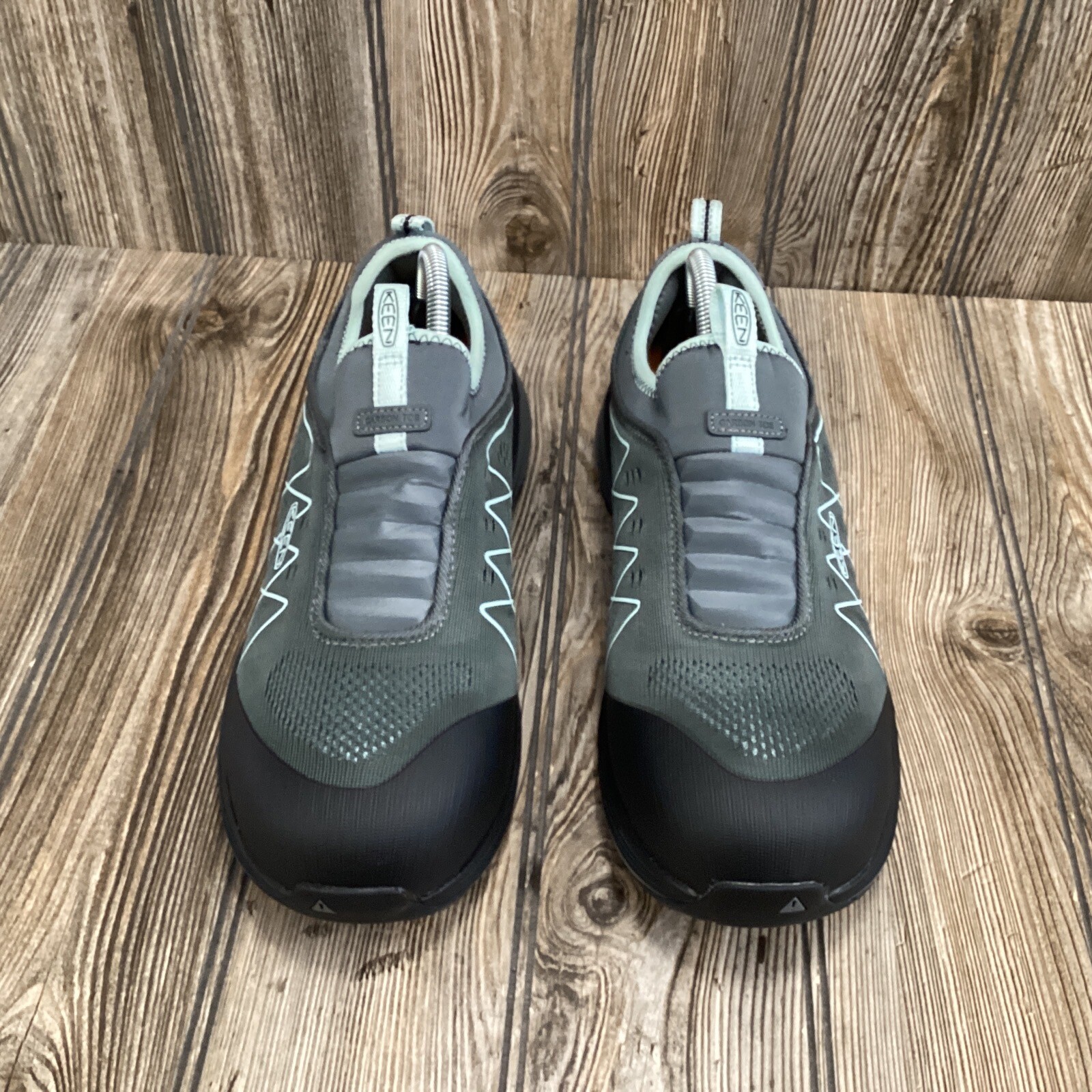 Scarpe KEEN Utility da donna taglia 11 M Vista Energy slip on punta in carbonio 1026367 NUOVE