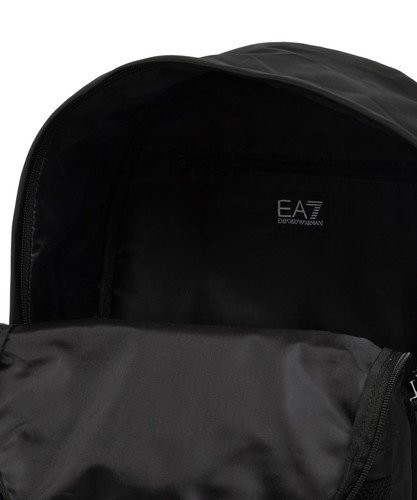 Emporio Armani EA7 backpack men 2450632F90920921 Black - Silver Logo - Picture 3 of 3