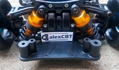 4 amortiguadores ajustables de aleación RC 1/10 para chasis Tamiya TT-02 TT02 - Imagen 20 de 29