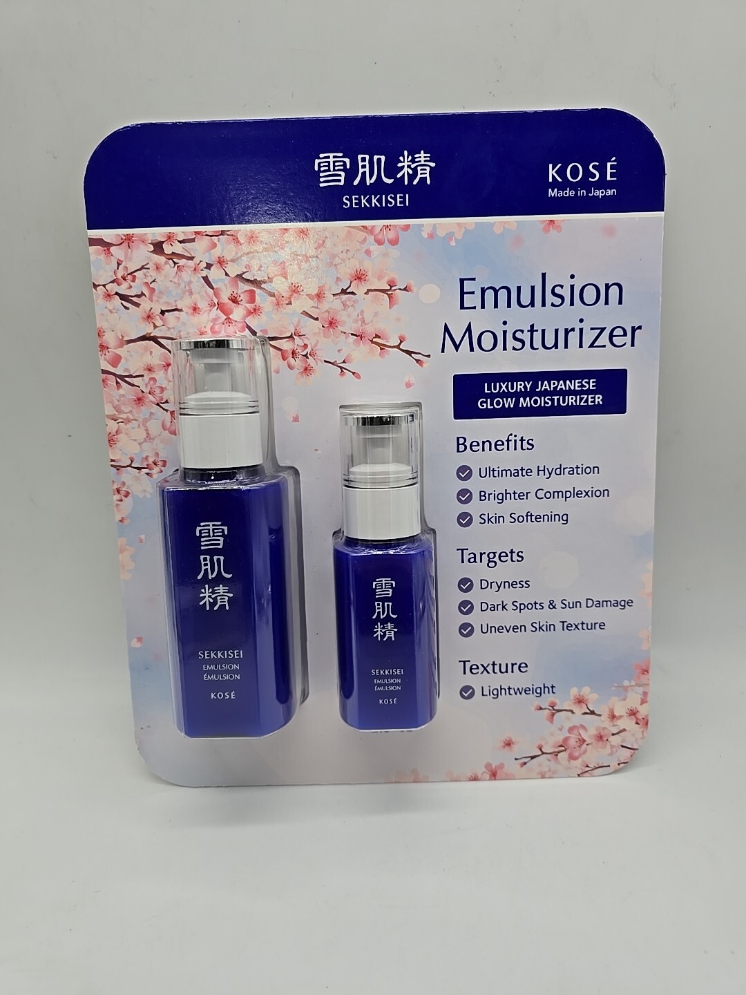 KOSE SEKKISEI Emulsion Moisturizer2 Pack Set 4.7oz / 2.3oz BRAND NEW