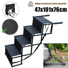 Folding Car Dog Steps Stairs Pet Ladder Ramp For Dogs To Get Into Truck High Bed