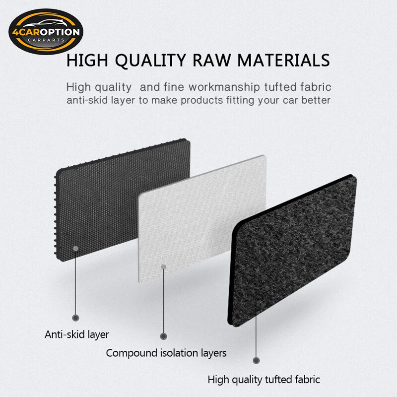 92-98 E36 3-Series Floor Mats Carpet Front & Rear Nylon Black 4PC FOR: (BMW) Foto 4 de 4