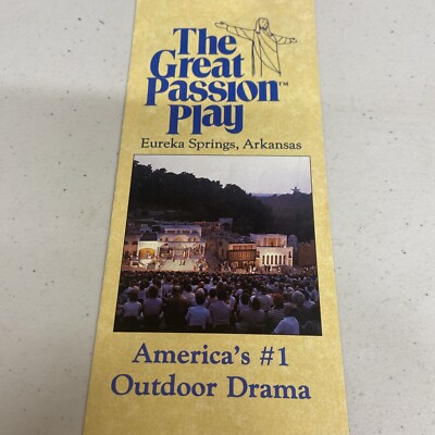 The Great Passion Play Eureka Springs, Arkansas Vintage Brochure 