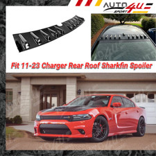 Fits 2011-23 Dodge Charger Shark Fin Rear Roof Car Spoiler Wing Vortex Generator