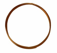25' Half Round Half Hard Copper Wire 22 Gauge Jewelry Making Jewelers Craft Wire