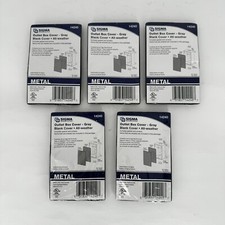 SIGMA Electric Outlet Box Cover Blank Cover All Weather Gray 14240 Lot of 5