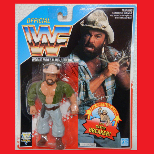 Hasbro Figure WWF WWE Skinner Steve Khan 1993 Blue...