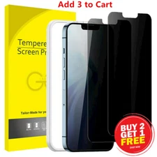 For iPhone 15 14 13 12 11 Pro Max Privacy Anti-Spy Tempered Glass Screen Saver