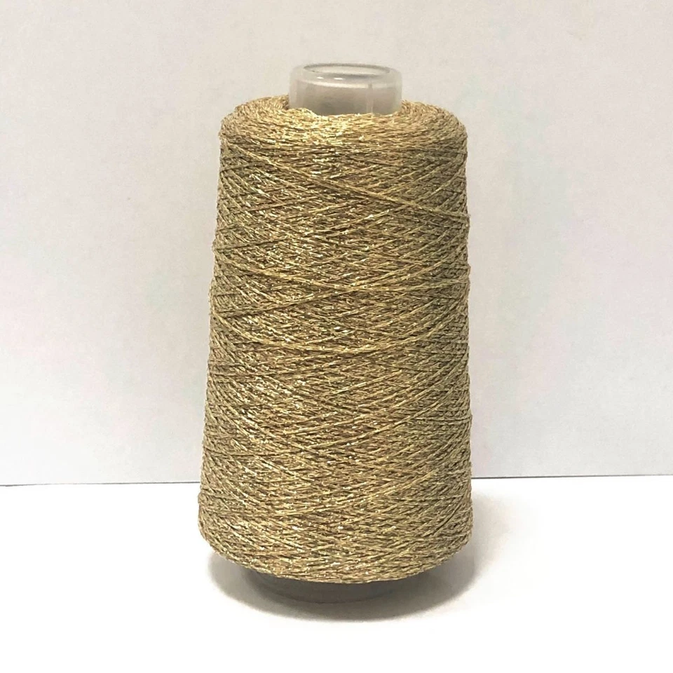 100g/ball Gold Silver Yarn Shiny Spark Knited Yarn Crochet Sewing Threads Crafts - Image 2 of 4