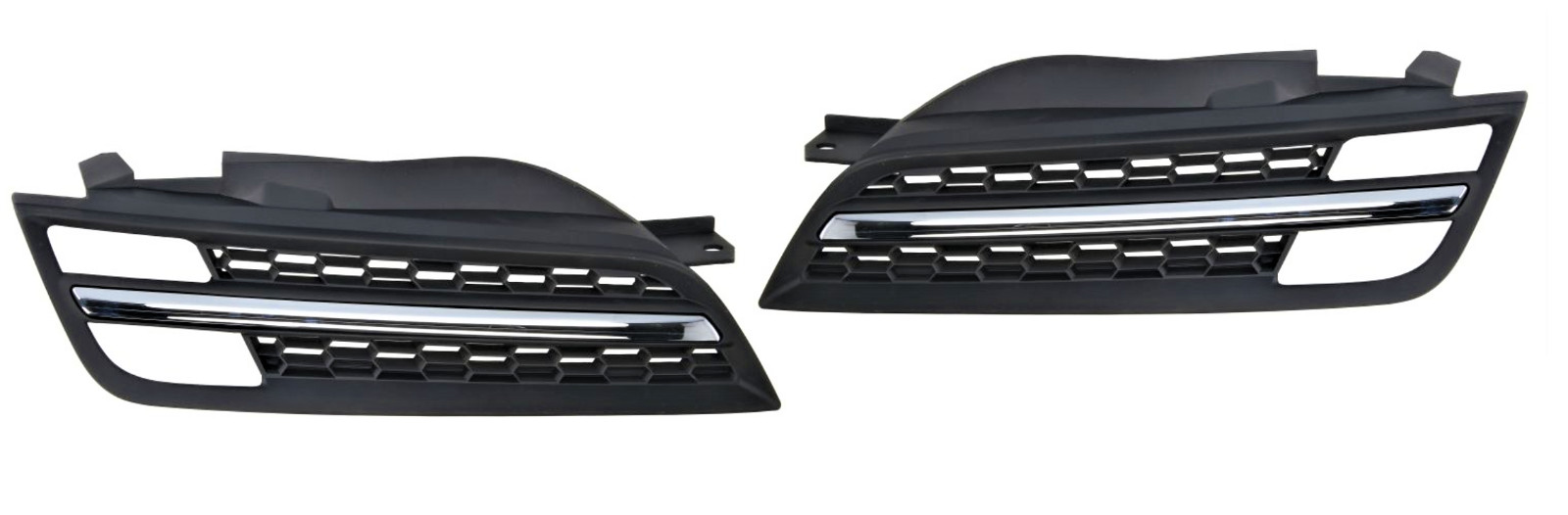 Grille de pare-choc pour Nissan Micra K12 2005-2010 prise air calandre avant noire kit paire