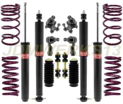 SUSPENSION REBUILD KIT KYB SHOCKS VOGTLAND LOWERING SPRINGS MAZDA FB RX7 81 - 85
