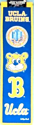 UCLA Bruins 8 x 32-inch College Vault Evolution Wool Banner New Fanatics