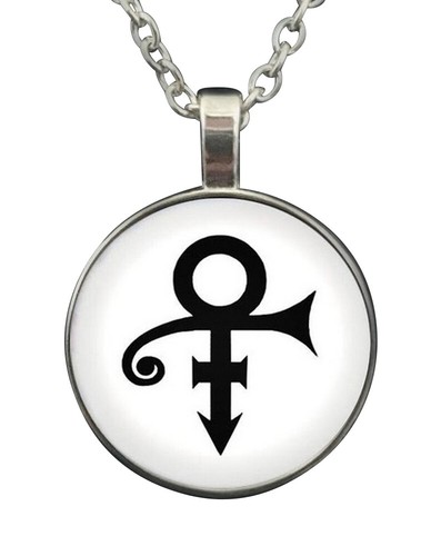Pendant necklace symbol of love prince 