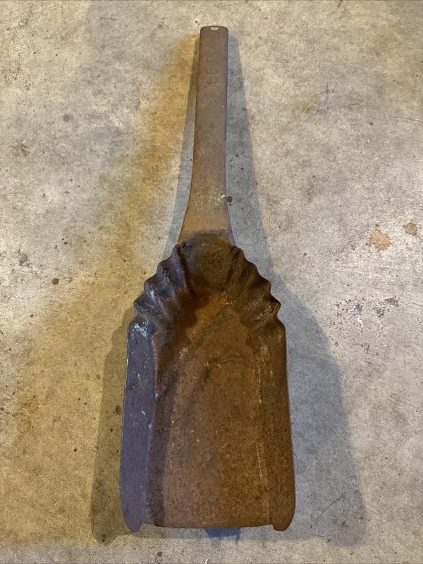 Vintage Coal/Ash Shovel Metal Stamped Boss And Patent Applied For