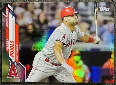 Albert Pujols 2020 Topps Update Rainbow Foil Variation #U-280 Angels