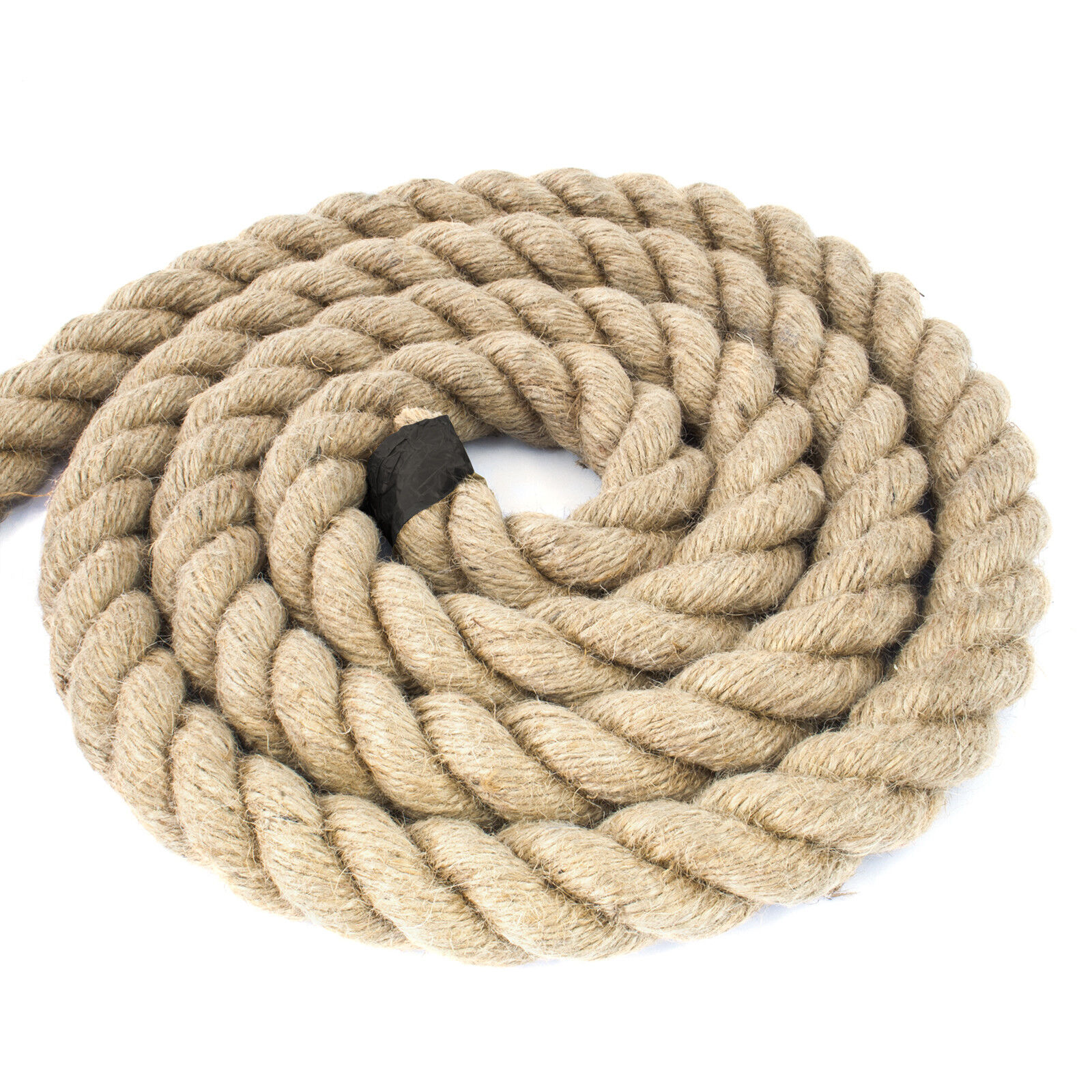 30mm - 60mm naturalne konopie JUTESEIL Rope Rope Rope Hemp rope Rope Jute Turned przeciąganie liny Tanie i popularne