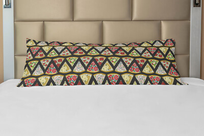 Pizza Body Pillow Case Cover with Zipper Italian Kitchen Pepperoni UK