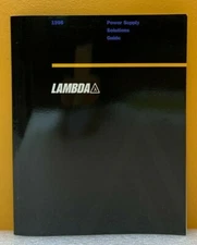 Lambda 1998 Power Supply Solutions Guide (Catalog).