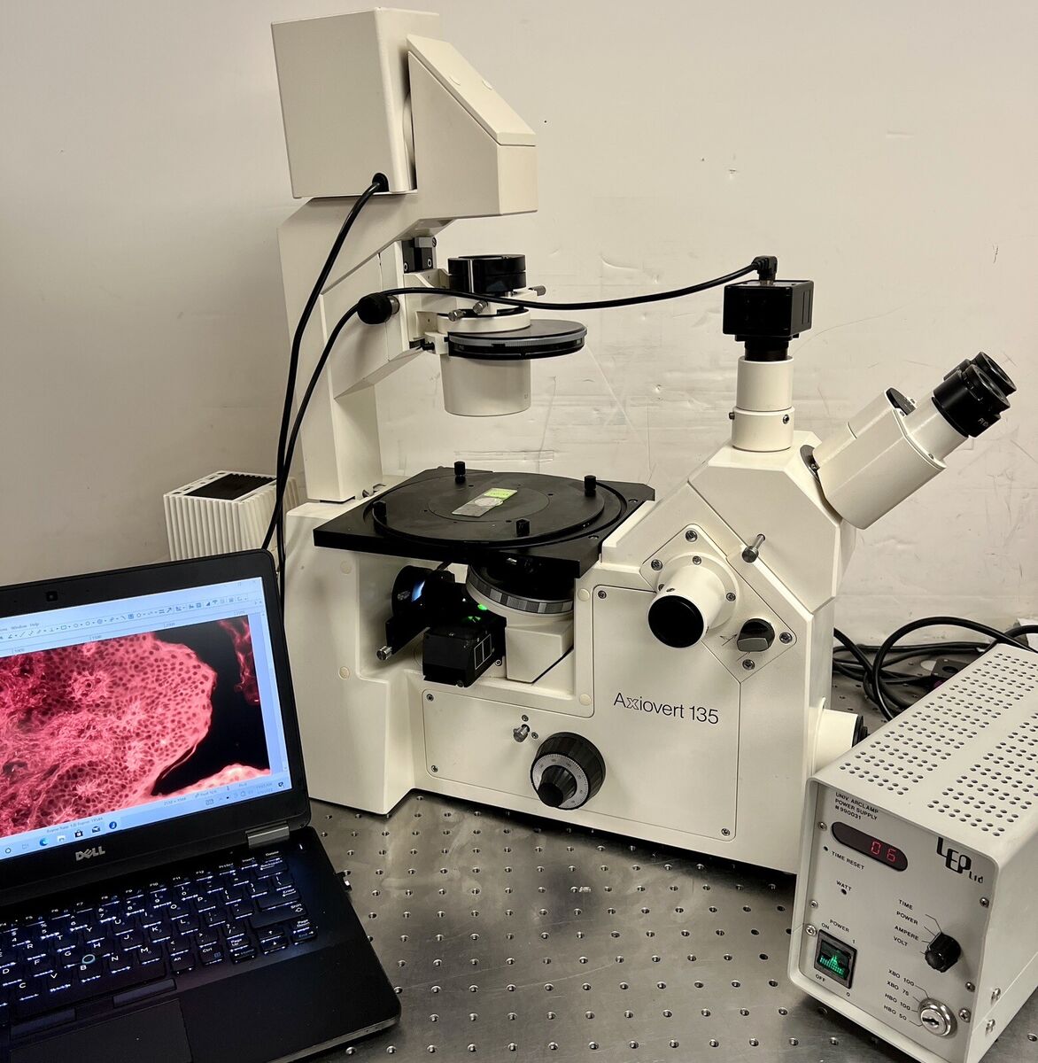 Zeiss Axiovert 135 Inverted Fluorescence Phase Microscope Zeiss Axiovert 135 Inverted Fluorescence Phase Microscope