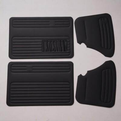 VW Beetle Classic Door Panels Set 1967-1979 4 pcs Black Vinyl