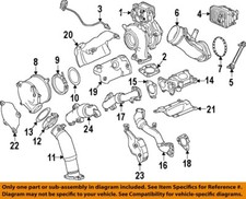 GM OEM 17-25 Sierra 2500 HD Turbocharger Components-Converter Gasket 12672821