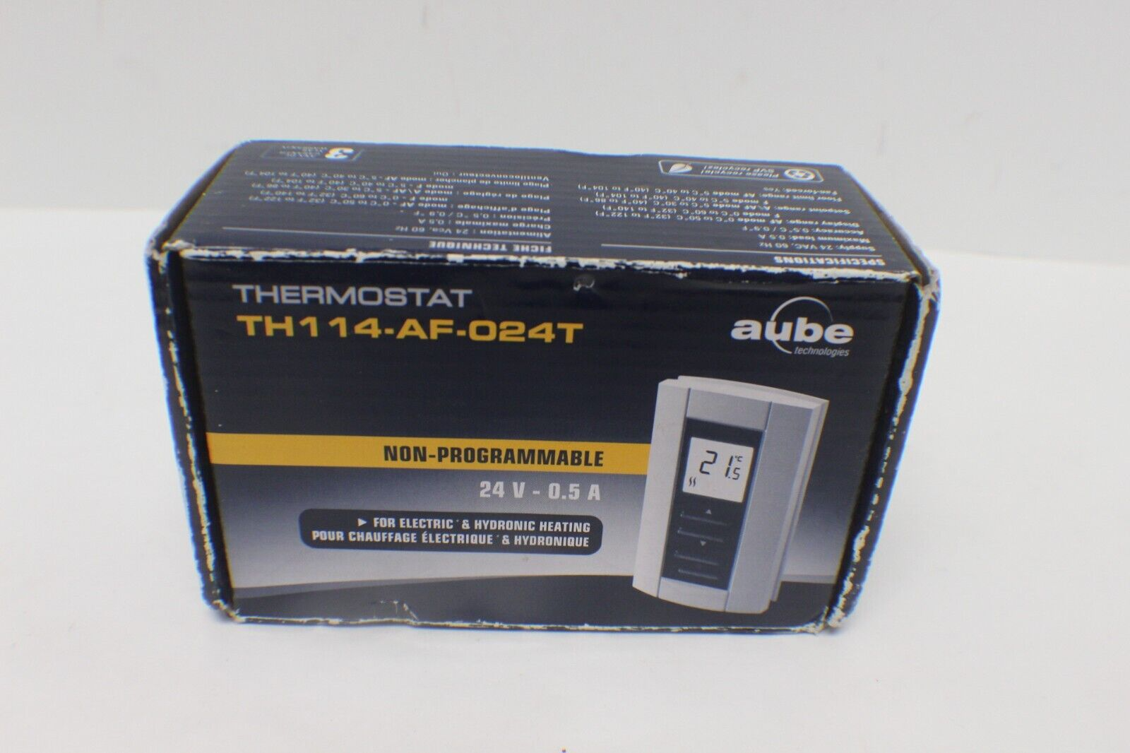 Honeywell TH114-AF-024T Manual Low Voltage Electric Heating Thermostat -  NEW 775264925061 | eBay