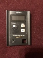 Seiko Black Digital Metronome DM-11 Professional Tested w/Battery